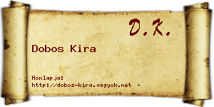 Dobos Kira névjegykártya
