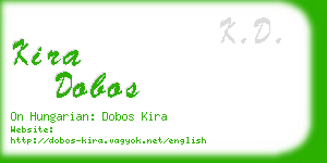 kira dobos business card